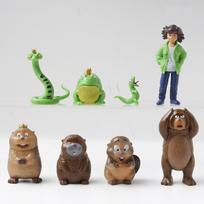 Anime 8Pcs/Set Hoppers Beaver Transformation Plan Action Figures Toy Beaver Collectible Pvc Model Doll Toys Fans Birthday Gifts