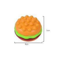 Pop Hamburger Fidget Toys Stress Balls For Kids Sensory Toys Squeeze Toys Stress Easing Decompression Balls Kids Gift
