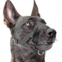 Nylon Soft Dog Muzzle, Anti-bit, Anti-bark, Anti-chew, Adjustable Ring (xl, Black) U L juoda