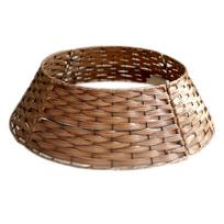 Artificial Fiber Christmas Tree Fence Skirt Rattan Woven Christmas Tree Base Wrap Delicate Tree Stand Cover Ornam S