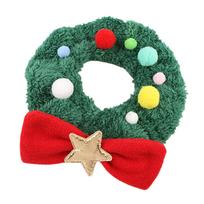 Choker Dog Collar Pompoms Collar Necklace Christmas Pet Neck Jewelry Supply Pompoms Necklace Party Supplies L