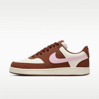 Nike Court Vision Skateboard Shoes Women's White Brown 36.5