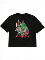 Billie Eilish Christmas Style European and American Retro Pure Cotton Short-sleeved T-shirt for Spring/Summer 2026 S įvairiaspalvis