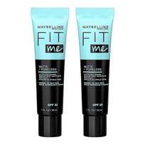 2 x Maybelline Fit Me Matte + Poreless Primer SPF20 30ml - Normal to Oily Skin