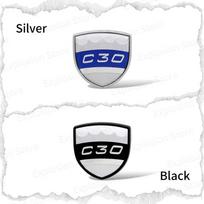 3D Metal Car Styling C30 S80 S80L V40 S90 XC60 Emblem Badge Decal Tail Trunk Decor For Volvo Auto Accessories silvery