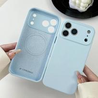 Liquid Silicone Phone Case For For Iphone 17 16 1 14 13 12 Pro Max Plus Air For  Magnetic Camera Protection TPU Cover iPhone Air