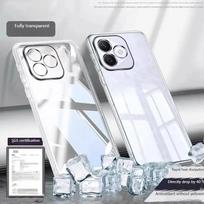 Plating Frame Soft Case for Honor 400 Lite Honor400lite Shockproof Electroplated Silicone TPU Bumper Phone Cover for Honor X8C For Honor 400 Lite