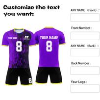 Custom Soccer Jersey Set Personalized Team Uniforms Quick Dry Sportswear for Men Women Youth Kids Adults Training L
