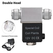 Solenoidinis vožtuvas akvariumo CO2 sistemos reguliatoriui DC 12V išvesties jungtis M10*1 išorinė sriegis triukšminga žemos temperatūros versija
