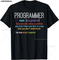 Programmer Definition IT Software Developer Coder Men TShirt S įvairiaspalvis