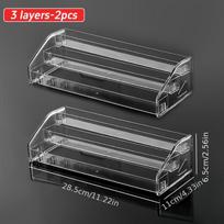 2pcs Multi-Functional Desktop Storage Racks | Layered And Categorized Organizer, Suitable For Cosmetics, Desks, Countertops