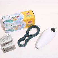 Electric Can Opener Easy to Use for Cans and Bottles with Complimentary 8-Character Bottle Opener (Not Included 2 AA Batteries)
