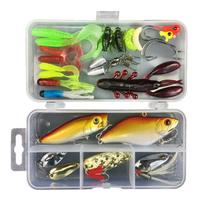 28/88/106Pcs Multiple Styles Simulation Fish Lures Set Realistic Artificial Bait Kit  Shore Fishing 28Pcs/Set