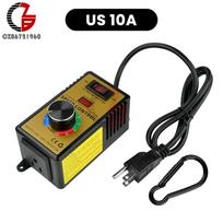4000W Electronic Voltage Regulator AC110V AC220V AC Motor Speed Controller LED Digital Display Speed Regulation EU/US Plug