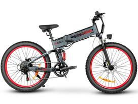 SAMEBIKE LO26 Plus 1000W galingas sulankstomas elektrinis dviratis
