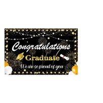 Graduation Backdrop Banner for Ceremony Party Decoration Class of 2026 Graduation Photo Background Fabric Hanging Flag