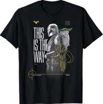 The Mandalorian And Grogu This Is The Way Duo Side Portrait T- Shirt M