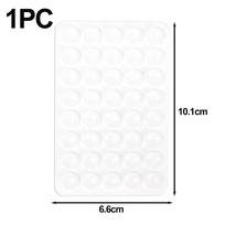 Silicone Suction Cup Phone Case Mount Double Sided Non Slip CellPhone Hands-Free Strong Grip Silicon Phone Holder on Wall Mirror balta