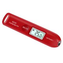 Handheld Pocket Temperature Pen Durable Mini Digital Infrared Thermometer Cooking Food Thermometer for Smoker Grilling M4YD raudona