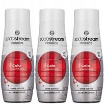 3X Syrop Sodastream Cola Zero Bez Cukru 440 Ml Do Saturatora