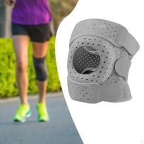 Knee Brace Breathable Comfortable Anti Slip Protection Patella Band Stabilizer for Hiking pilka spalva