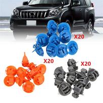 60 vnt. Priekinių durų apdailos kėbulo formavimo remonto panelės spaustukų rinkinys 75392-60031 Toyota Prado 120 serijai