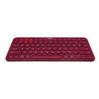 Logitech K380 Multi-Device Bluetooth Keyboard raudona