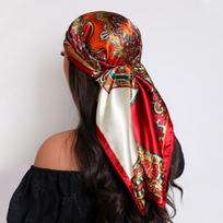 Galvos skara Moterims Prabangi Kvadratinė Šilkinė Skara Satino Bandana Vasarinė Minkšta Kaklaskare Hidžabas Plaukų Skaros Moterims black