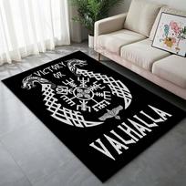 Multiple Sizes Viking Totem Printed Carpet for Living Room Bedroom Sofa Home Decor Non-slip Floor Mat Modern Carpet Large Size 40x60cm (16x24in)