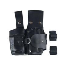 NEW Barber Hair Scissor Bag Clips Comb Holder Hairdressing Barber Holster Bags Holder Tool Salon Waist Pack Belt PU Leather Bag juoda