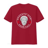 Marcus Aurelius Memento Mori Amor Fati T Shirt Roman Emperor Philosophy Inspired Graduation For Her And Him vintage Washed S