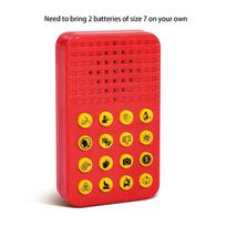 Button 16 Voice Sound Box Prank And Funny Sound Generator Music Squeeze Box Toy Atmosphere Sound Generator For Kids Adults Children's Birthday Gift Other