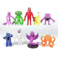 9Pcs/Set New Garten Of Banban Action Figure Toys Pvc Game Nabnab Hunter Tim Silent Steve Plushies Dolls Children Birthday Gifts
