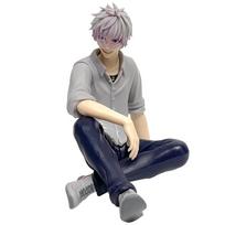 Gojo Satoru Statue Figure Geto Suguru Sitting Posture Action Figures Prison Realm Anime Model Pvc Ornament Toys