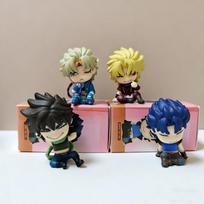 Jojo'S Anime Bizarre Adventure Mini Figure Set 4Pcs 6Cm Ex Gashapon Jonathan Joseph Dio Caesar Anime Collectible Model Toy Doll
