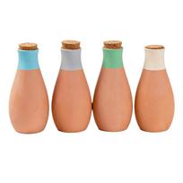 4 Pieces Red Soil Automatic Irrigation Pots For Garden herbage Extended Water Supply Easy To Operate 1