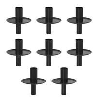 Multipurpose Bottle Toppers Taper Candle Holders Iron Candlestick Romance Dining Accessories Home Decoration 4/8Pieces 1