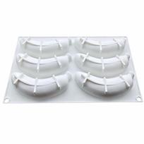 6-Cell Chocolate Mold Food Grade Silicone Baking Mold Dessert Bakeware  Chocolate Pudding balta