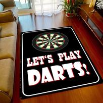 Sport carpet dart target printing carpet game room living room bedroom Area non-slip carpet door mat birthday Rugs gift  home 40cm x 60cm