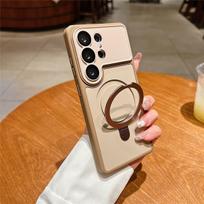 Bracket Magnetic Ring Holder Case for Samsung Galaxy S26 Ultra Wireless Charging Stand Shockproof Cover for S26 Plus Galaxy S26