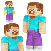 Pluszowa Maskotka Minecraft Steve Diamentowy 22Cm Miękka Przytulanka Z Gry
