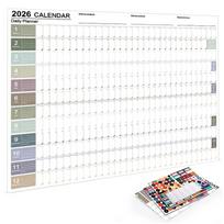 Undated Dry Erase Wall Calendar Large Monthly Planner Whiteboard Schedule Organizer with Markers for Home Office Planning