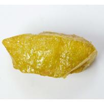 CERTIFIED 112 Ct Natural Yellow Sapphire Earth Mined Rough Huge Loose Gemstone 31.3 mm Approx. geltona