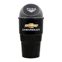 for Chevrolet CAPTIVA IMPALA LACETTI CRUZE MALIBU AVEO Sail SILVERADO ABS Flip-on Garbage Bin Car Logo Trash Can Storage Box oranžinė