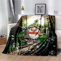 3D Classic J-Jaegermeister Logotipo Spausdinta Antklodė Namų Sofos Lovo Šilta Svetainės Miegamojo Nešiojama Šilta Lovos Užtiesalas Dovanų Antklodė 75cm x 90cm