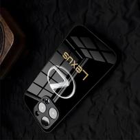Auto L-LEXUS-S Luxurious Phone Case For IPhone 17 Air Pro Max 16 15 14 Pro Max 13 12 Plus Glass Cover iPhone17 Pro