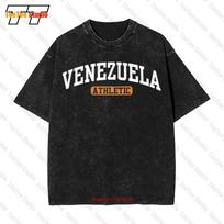 Venezuela Athletic Upward Arc Vintage Oversized TShirt UCS S