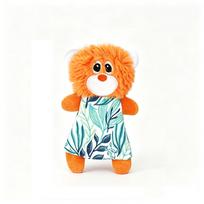 Durable Plush Interactive Pet Toy with Catnip Infusion for Chewing and Teething Relief Suitable for Cats and Small Pets One Size oranžinė