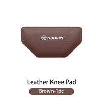 Leather Car Leg Cushion Main Driver's Knee Thigh Support Kneepad For Nissan Juke Sentra Pathfinder Skyline Silvia GTR Nismo