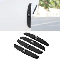 4 vnt. Guminės Anti-susidūrimo Juostelės Automobilio Durų Veidrodėlio Apsauginiai Lipdukai Nissan Sylphy N7 Teana Qashqai Note Navara Leaf